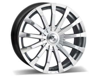 Wolfrace Renaissance Silver-Polished 18" VW Caddy Wheel & Tyre